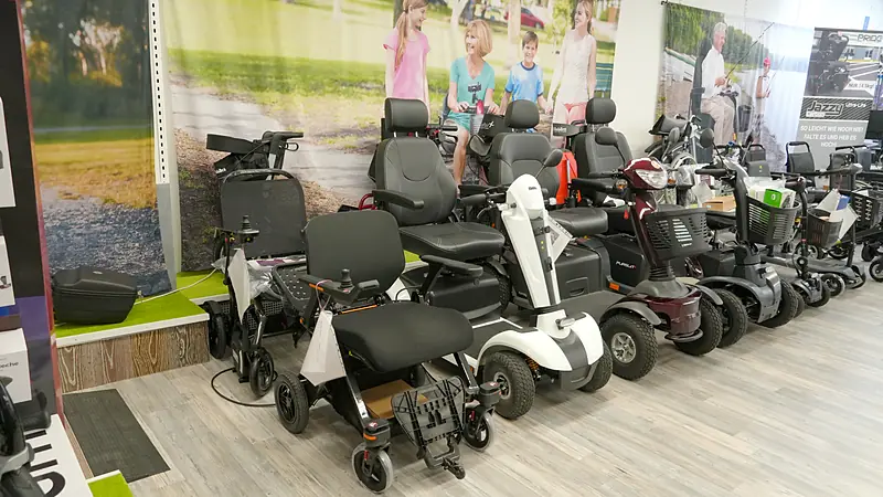 sanaflair mobil Heinsberg (Sanitätshaus & Mobilitätszentrum Heinsberg) – Ausstellung