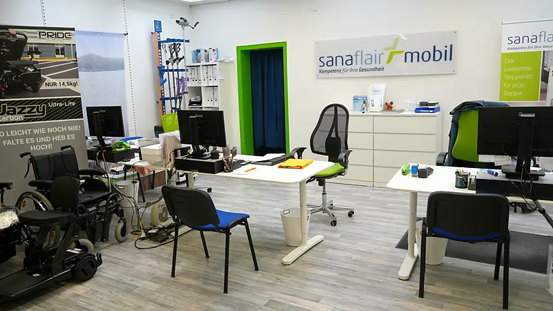 sanaflair mobil Heinsberg (Sanitätshaus & Mobilitätszentrum Heinsberg) – Beratungsbereich