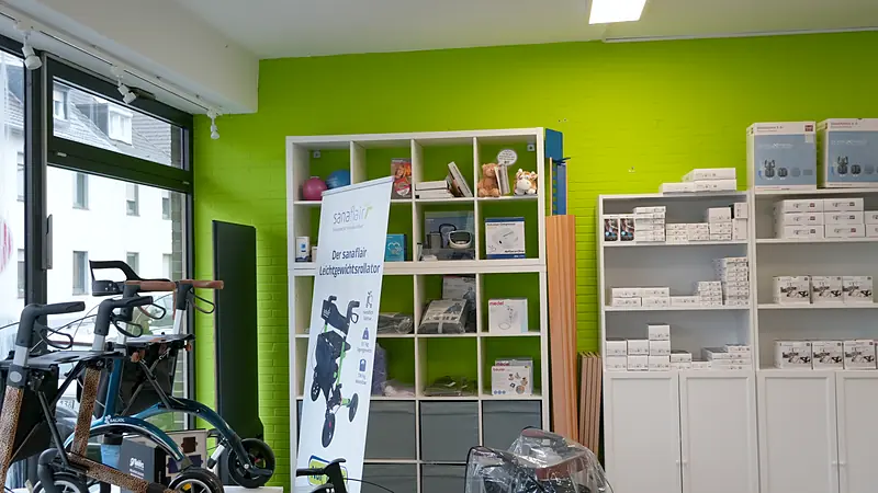 sanaflair Sanitätshaus Moers – Ausstellung