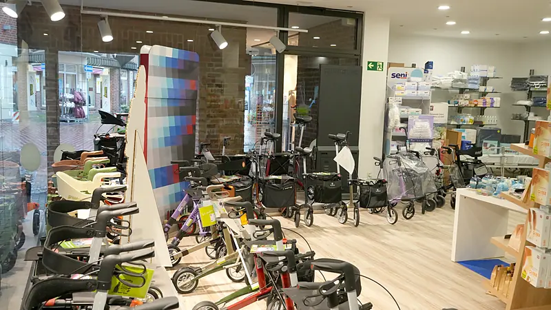 sanaflair mobil Straelen (Sanitätshaus & Mobilitätszentrum Straelen) – Ausstellung